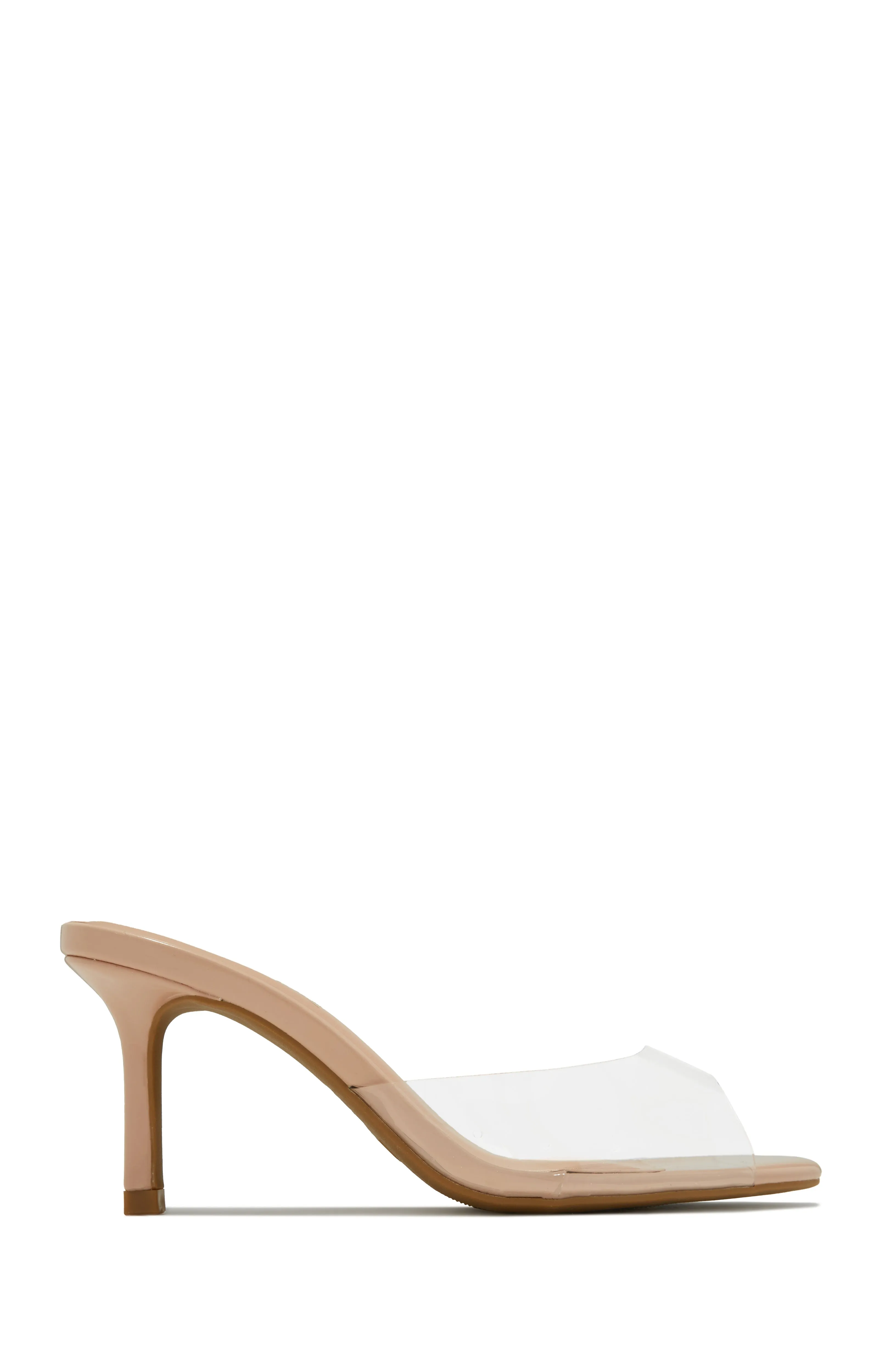 Natani Mid Heel Mules - Nude sold by Miss Lola product image thumbnail 3