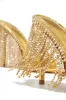 Atelier Dangle Embellished High Heel Mules - Gold sold by Miss Lola