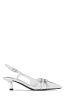 Stassia Kitten Heels - Silver sold by Miss Lola
