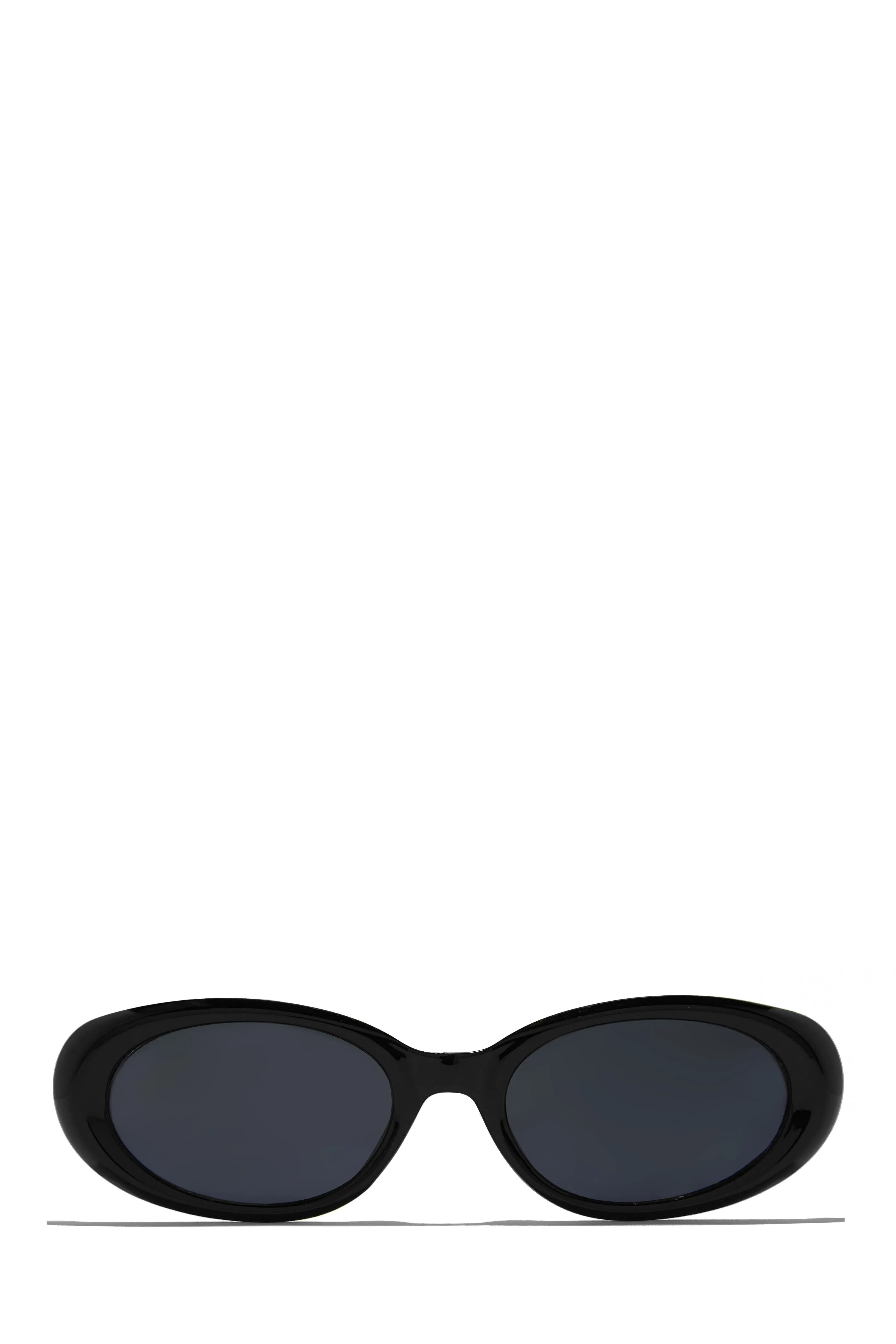 Skyline Views Oval Shaped Sunglasses - Purple sold by Miss Lola product image thumbnail 4