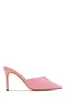 Lina Pump Heel Mules - Pink sold by Miss Lola