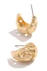 Lyra Woven Hoop Earring - Gold sold by Miss Lola