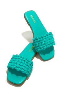 Tulum Sun Slip On Sandals - Black sold by Miss Lola