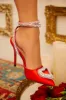 Love Language Embellished Heart Heel Pumps - Red sold by Miss Lola