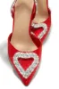Love Language Embellished Heart Heel Pumps - Red sold by Miss Lola