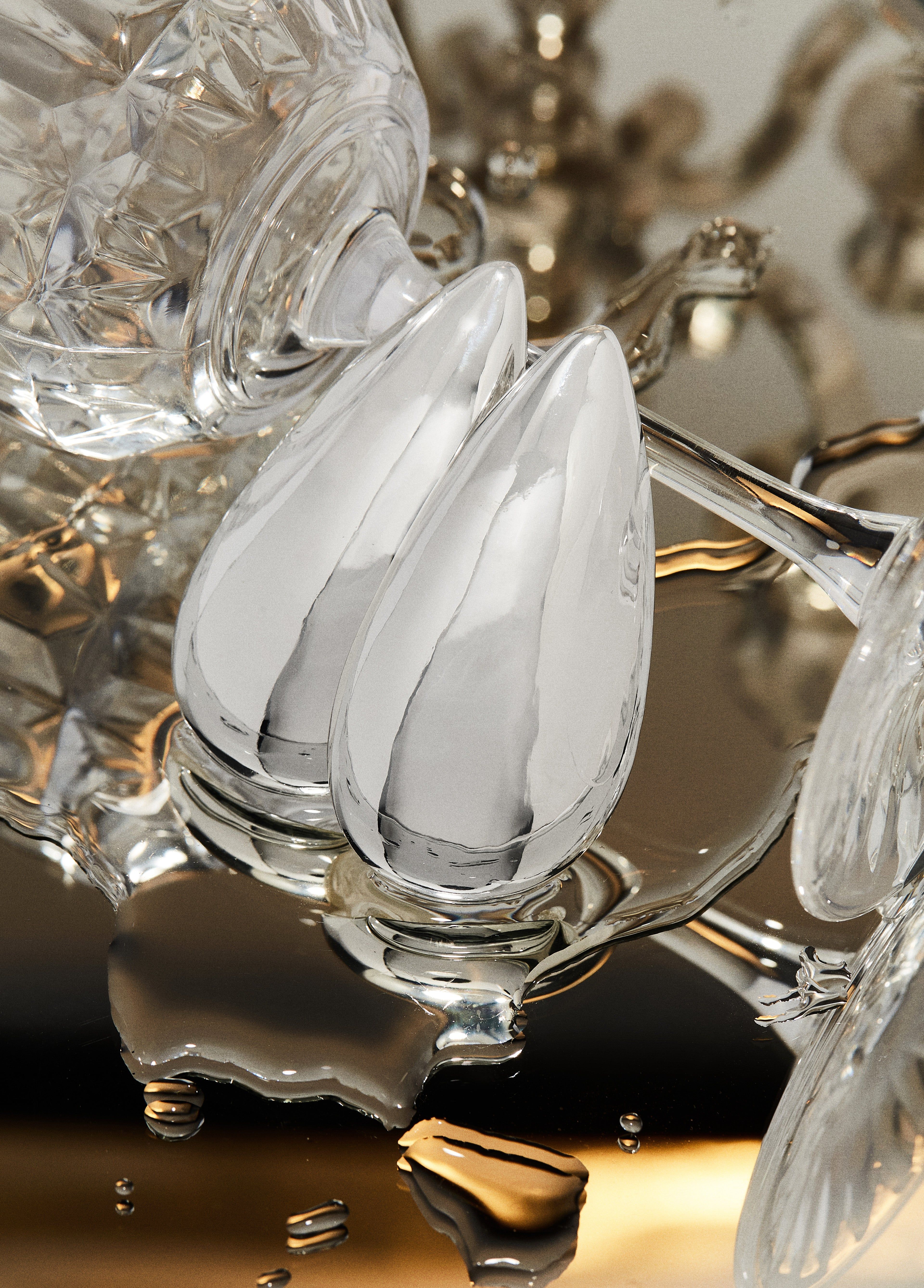 Emma Statement Earring - Silver sold by Miss Lola