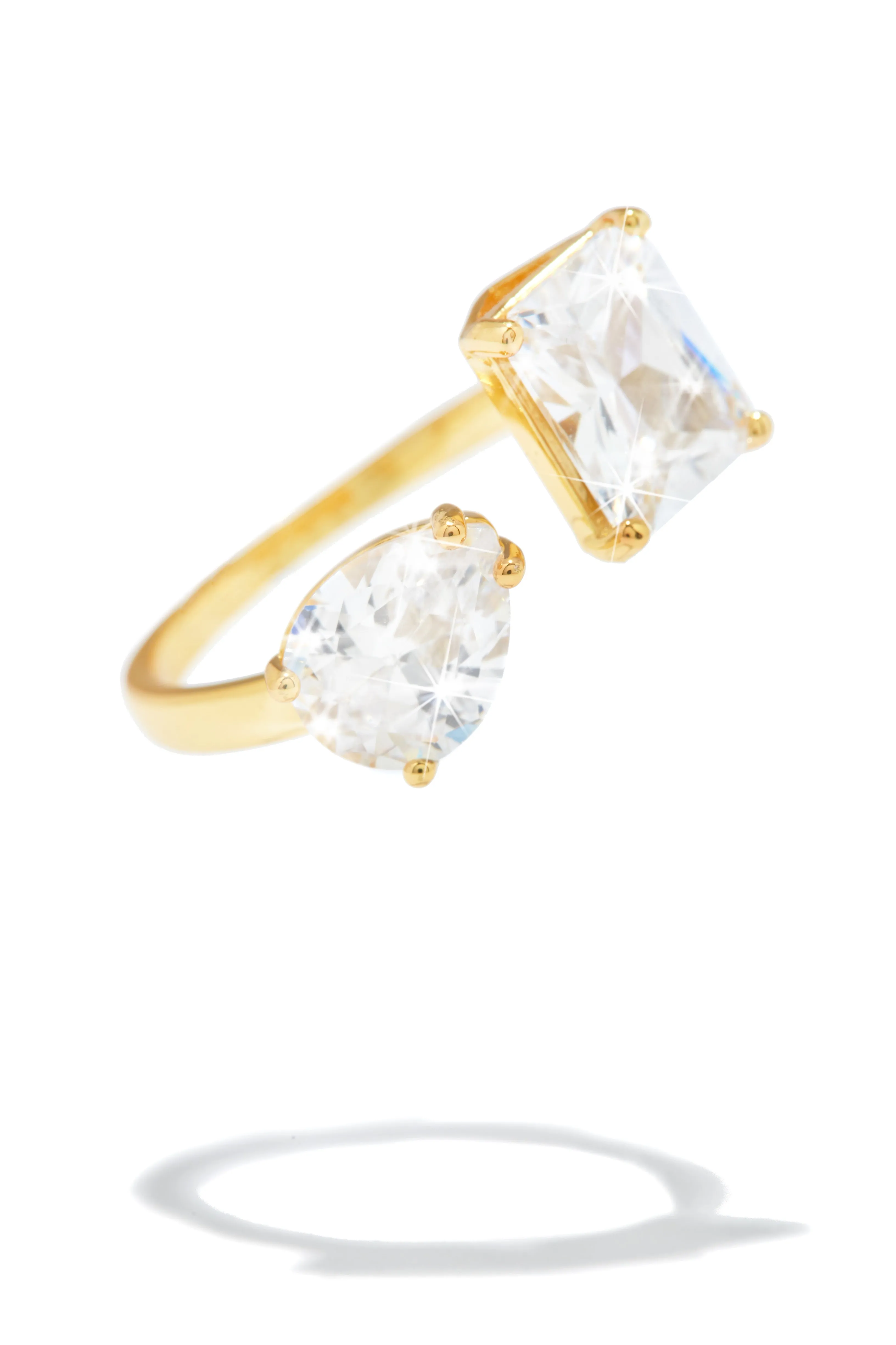 Melina Embellished Wrap Ring - Gold sold by Miss Lola product image thumbnail 5