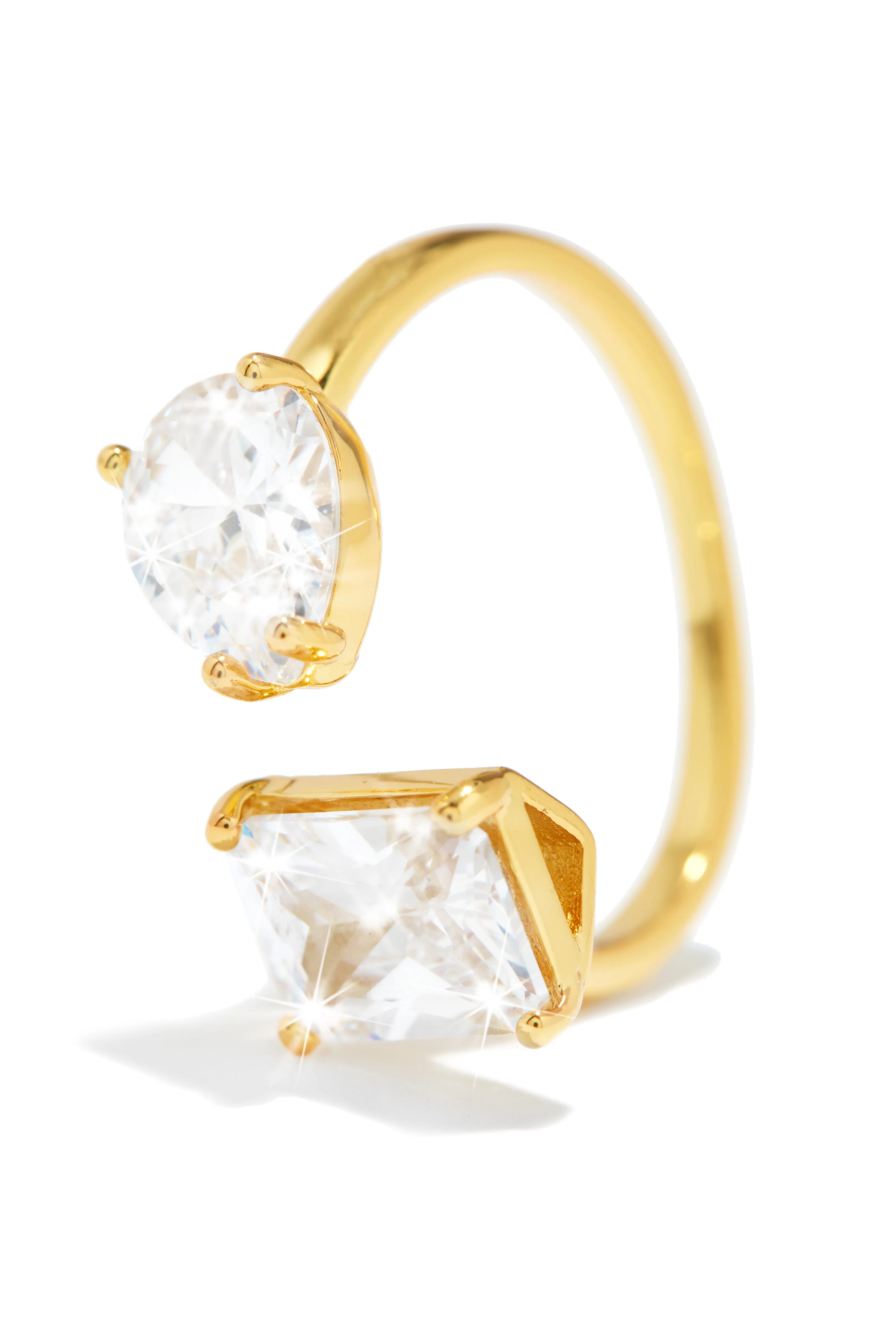 Melina Embellished Wrap Ring - Gold sold by Miss Lola product image thumbnail 2