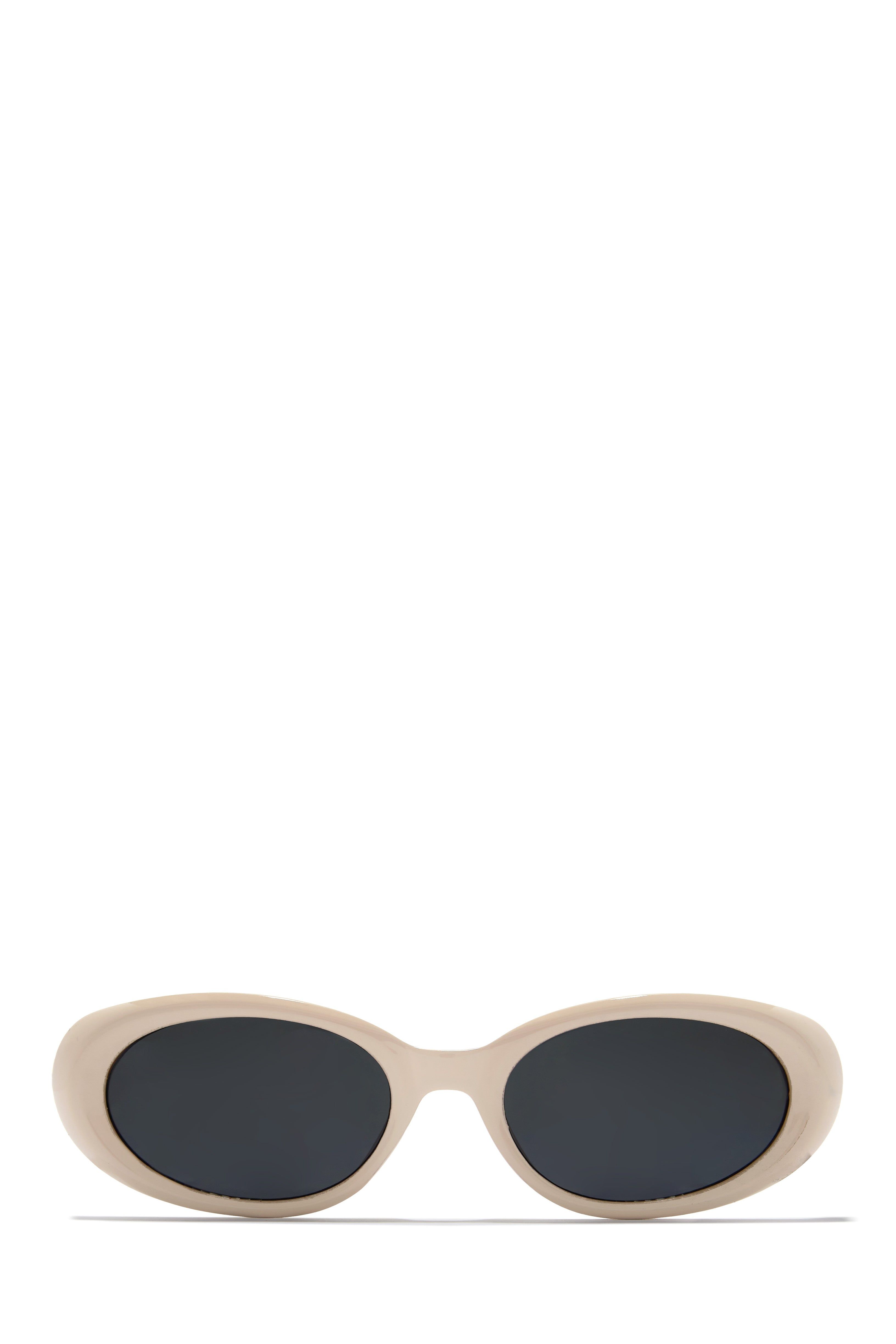 Skyline Views Oval Shaped Sunglasses - Black sold by Miss Lola product image thumbnail 5