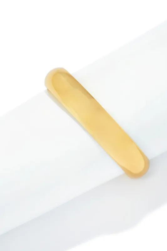 Adriana Bangle Bracelet - Gold sold by Miss Lola