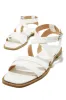 Sun Seeker Flat Strappy Sandals - White sold by Miss Lola