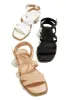 Sun Seeker Flat Strappy Sandals - White sold by Miss Lola