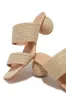 Alexis Sphere Heel Mules - Natural sold by Miss Lola