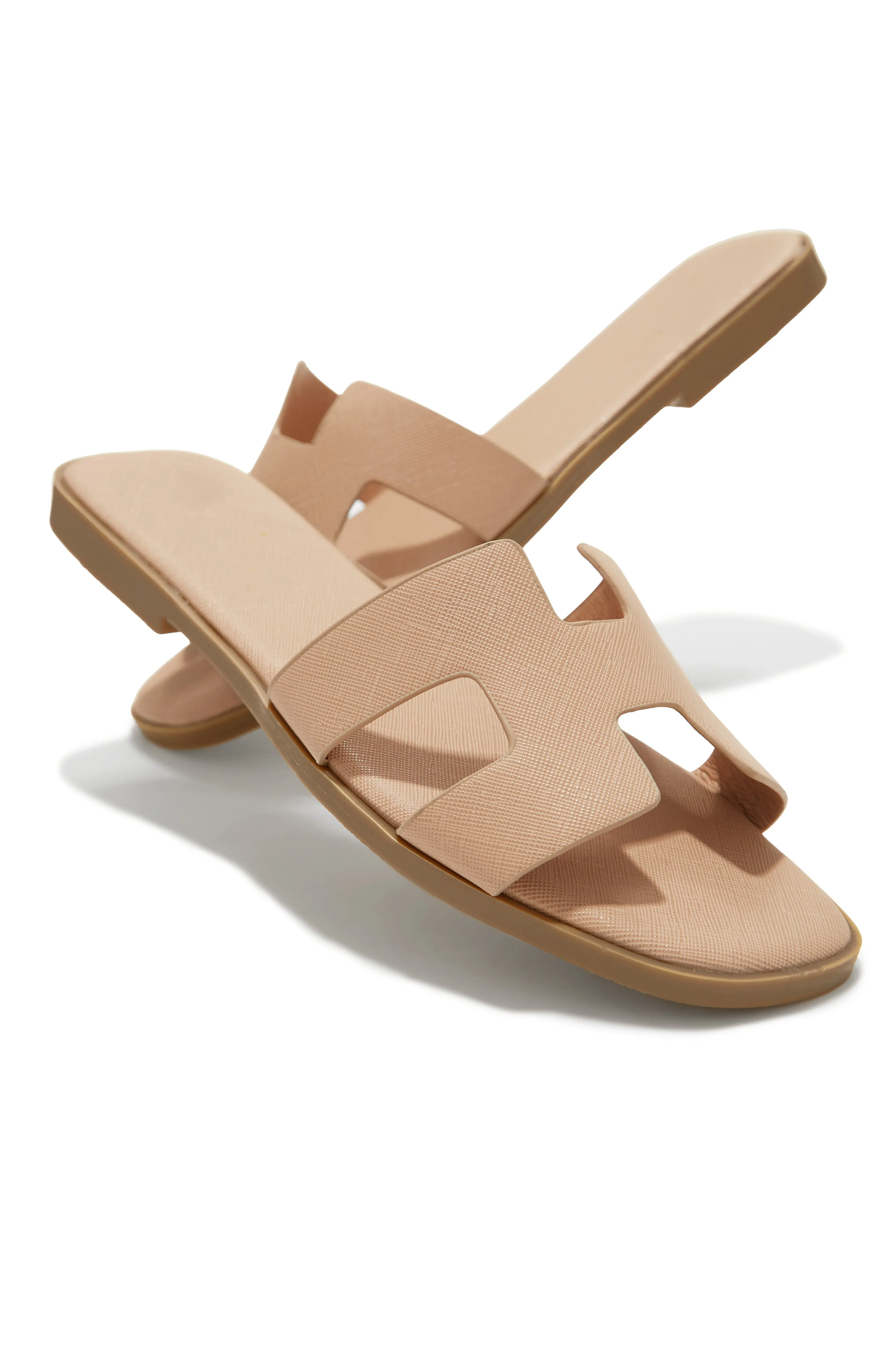 Bianka Slip On Sandals - Nude sold by Miss Lola product image thumbnail 3