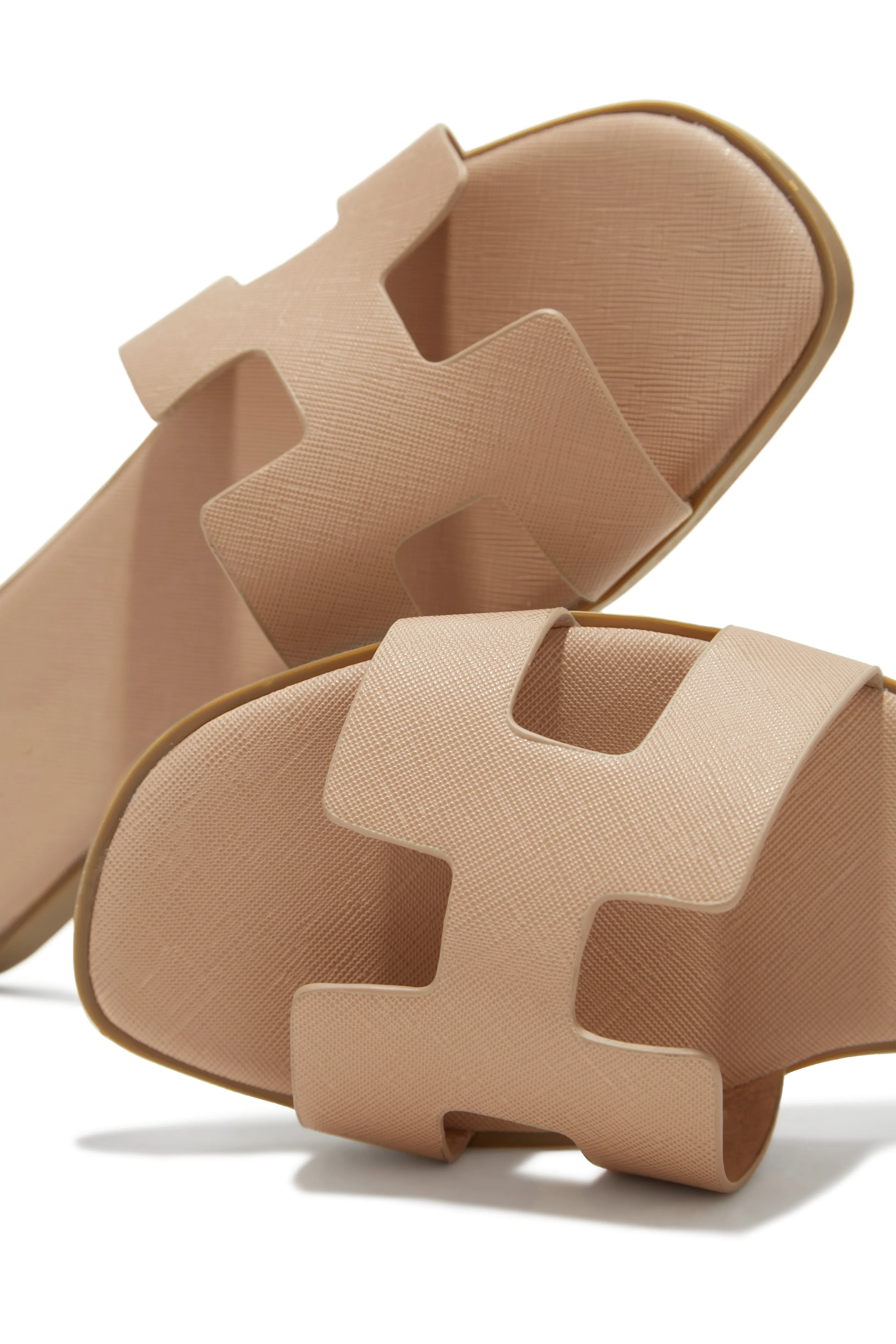 Bianka Slip On Sandals - Nude sold by Miss Lola product image thumbnail 4