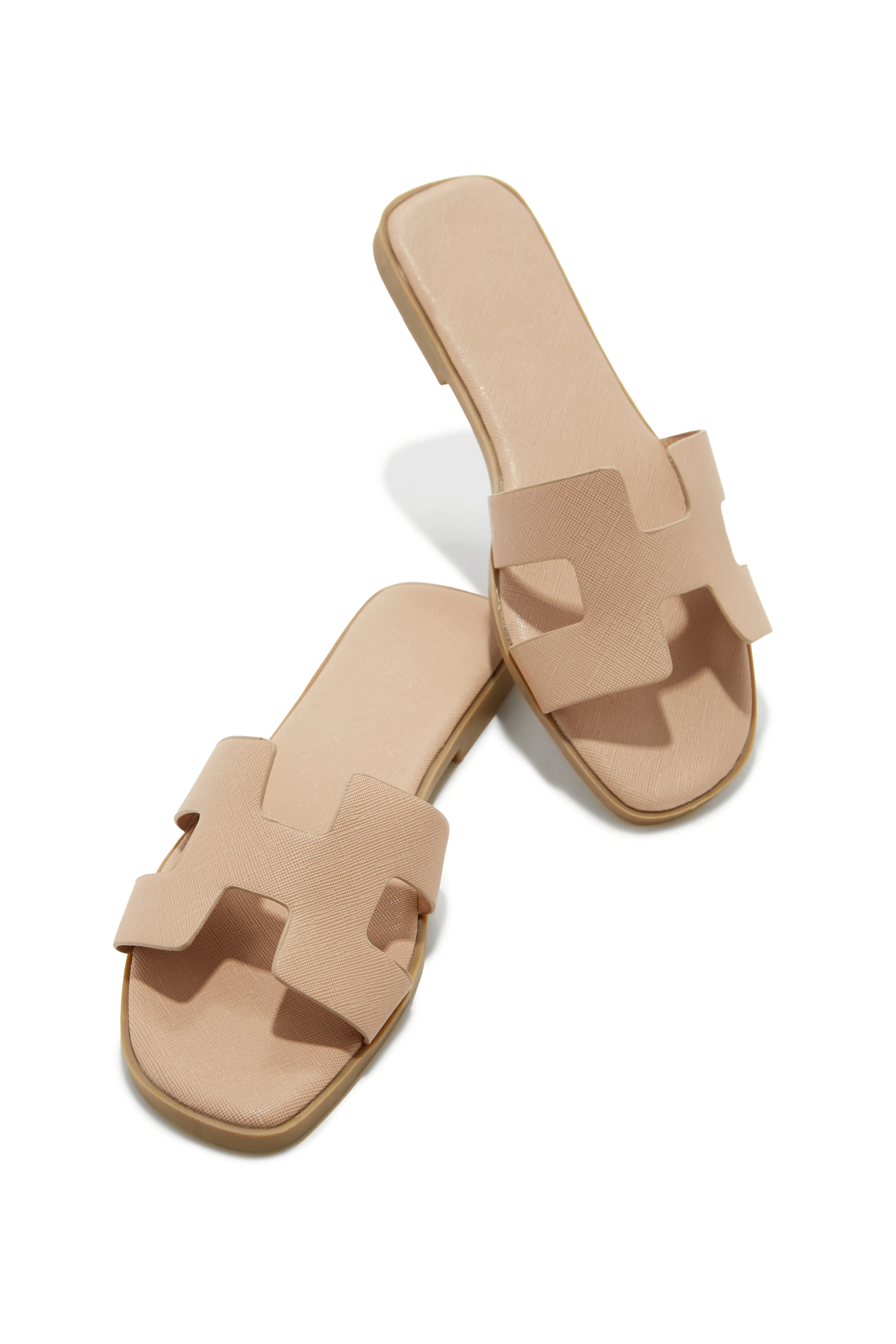Bianka Slip On Sandals - Nude sold by Miss Lola product image thumbnail 2