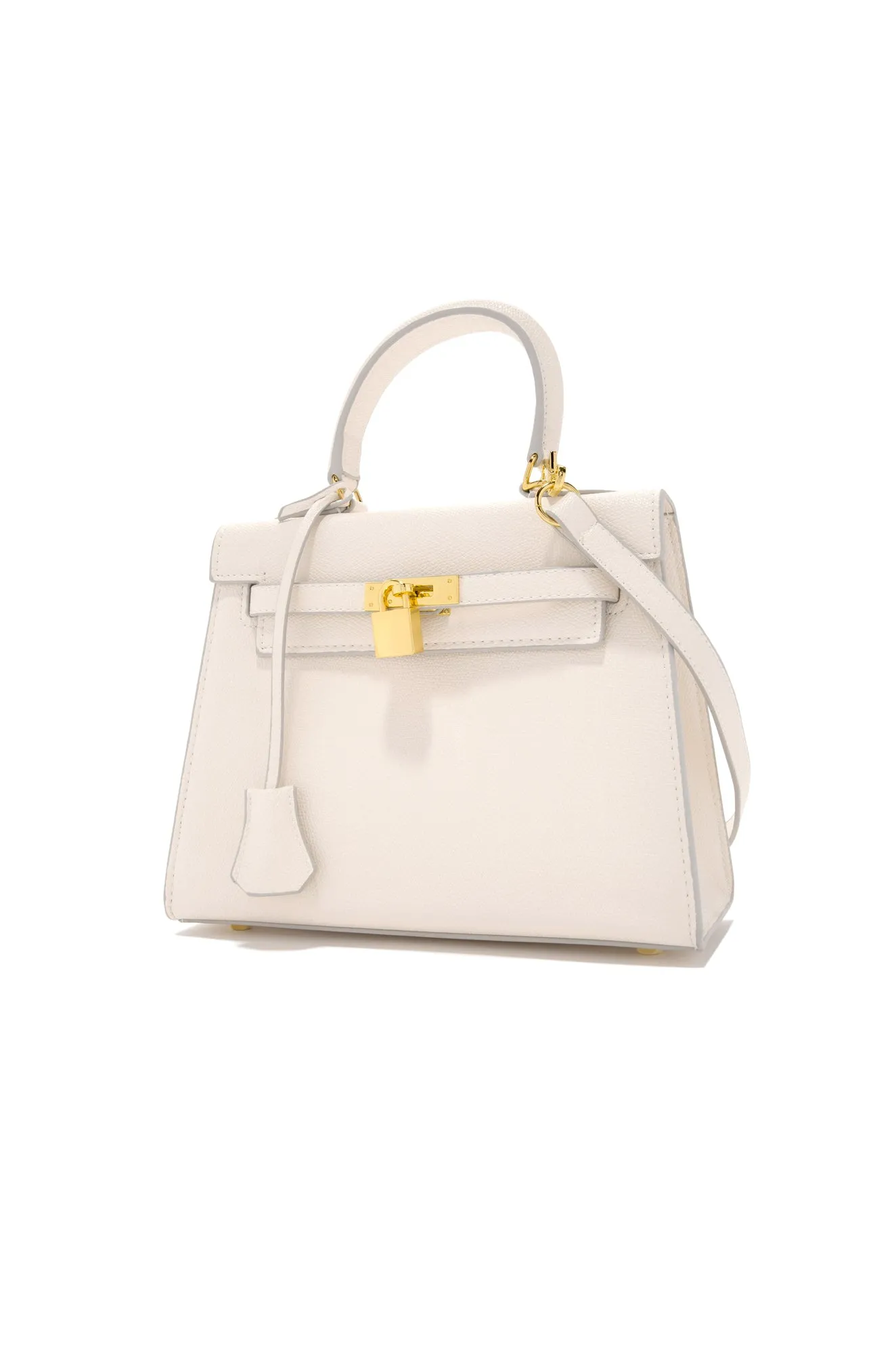 Erica Structured Top Handle Bag - Bone sold by Miss Lola product image thumbnail 3