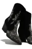 Limited Edition Embellished Cowgirl Boots - Black sold by Miss Lola