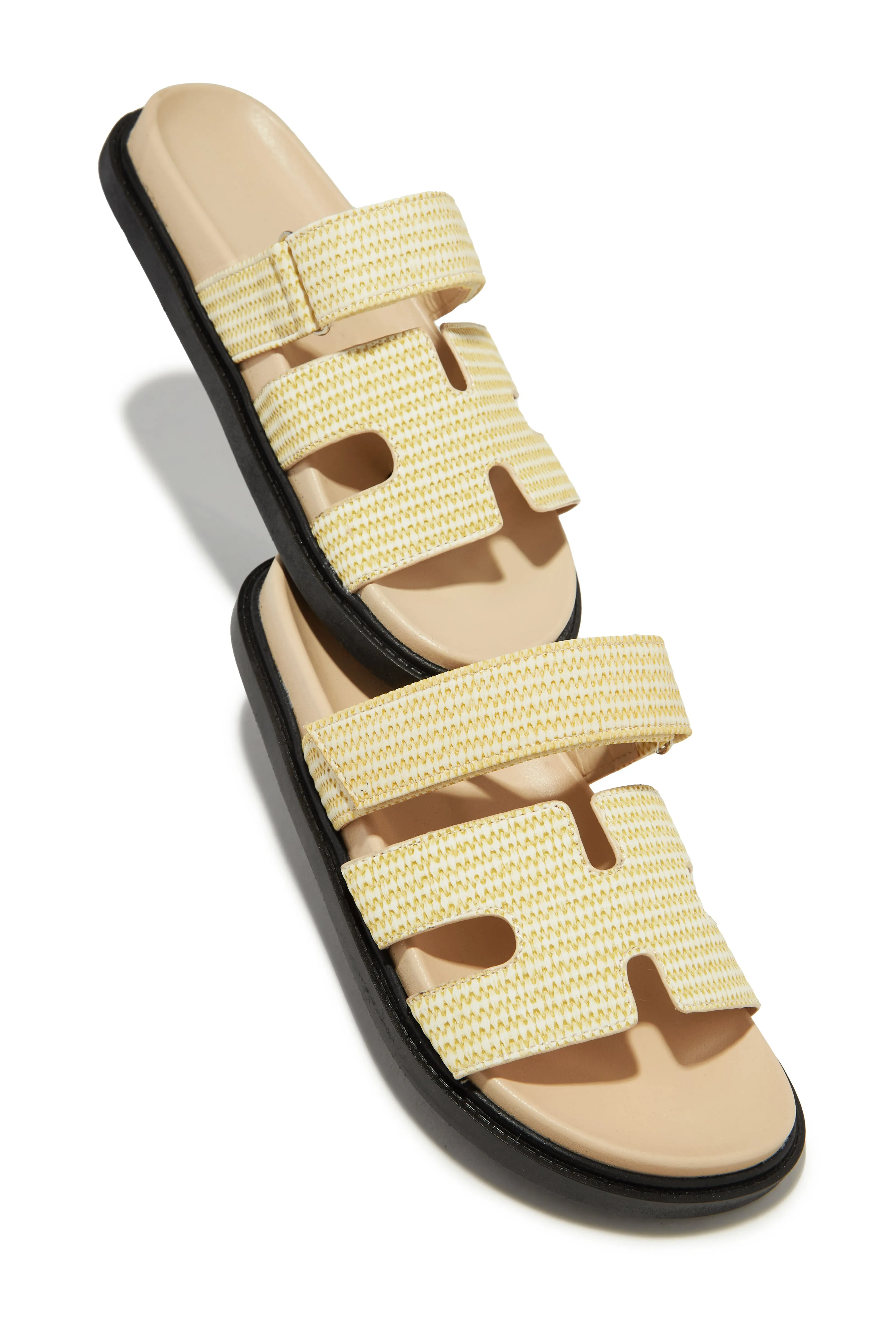 Sun Kissed Slip On Sandals - Natural sold by Miss Lola product image thumbnail 3