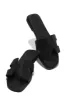 Bianka Slip On Sandals - Black sold by Miss Lola