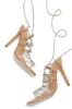 Birthday Wishes Embellished Lace Up Heels - Nude sold by Miss Lola