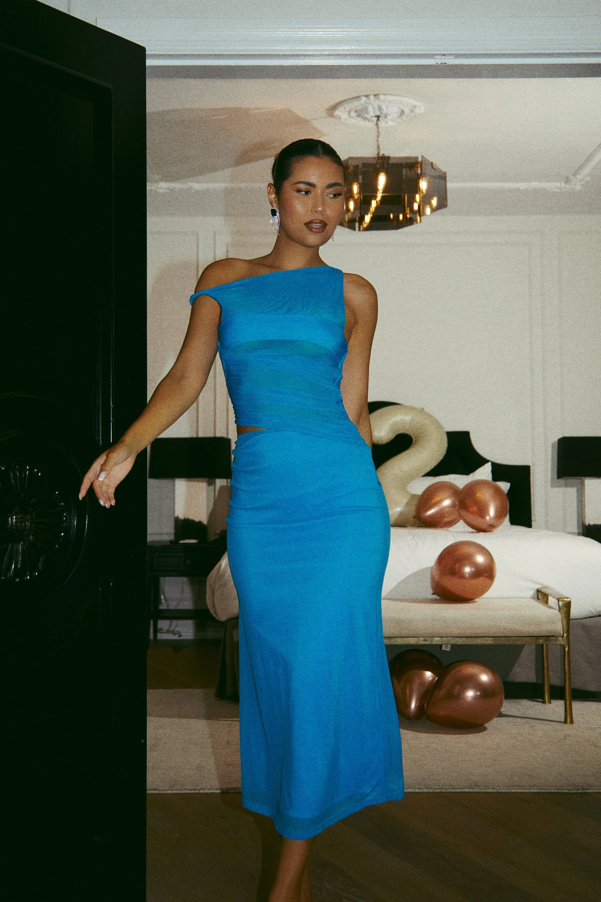 Eylana Maxi Dress - Blue sold by Miss Lola product image thumbnail 3