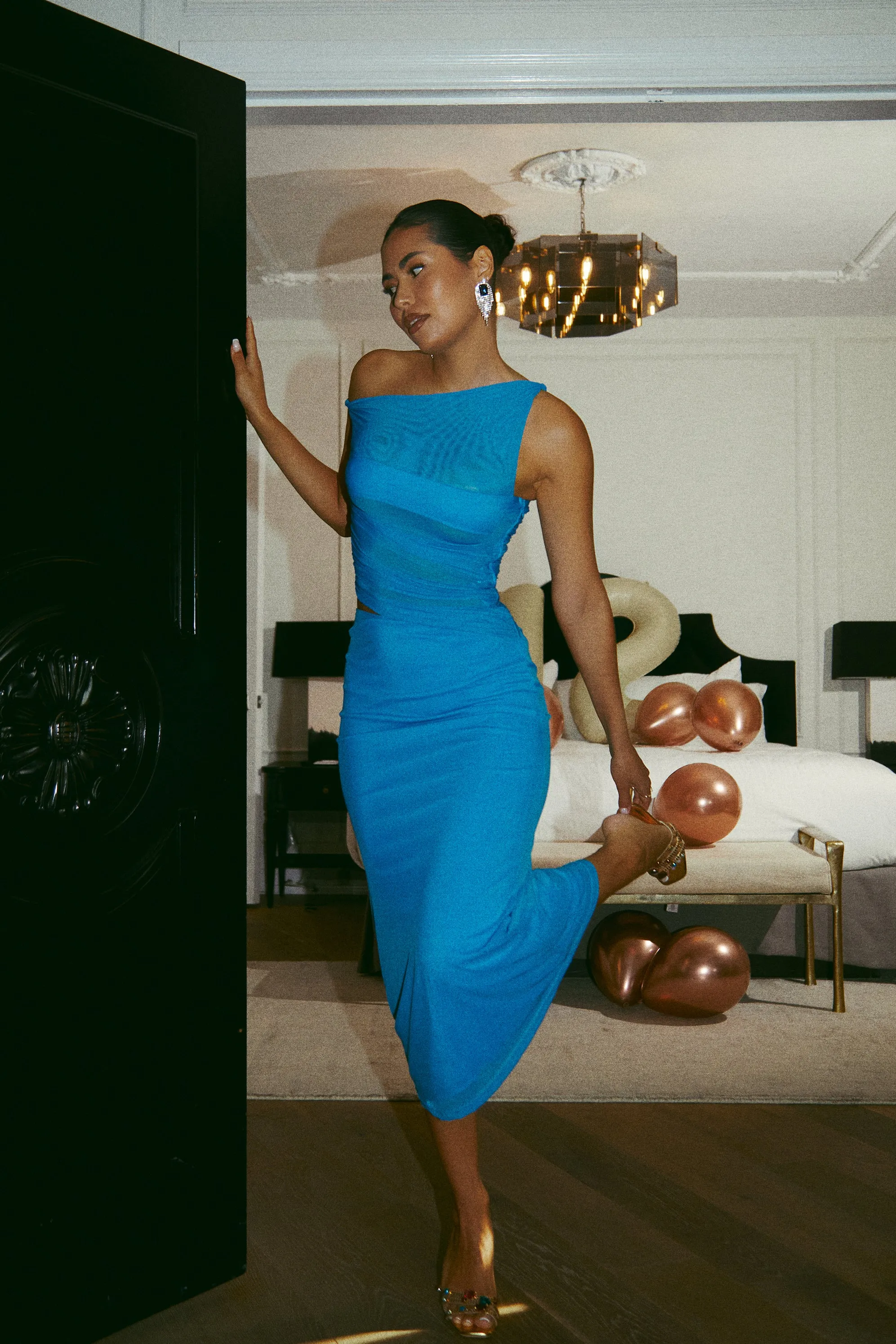 Eylana Maxi Dress - Blue sold by Miss Lola