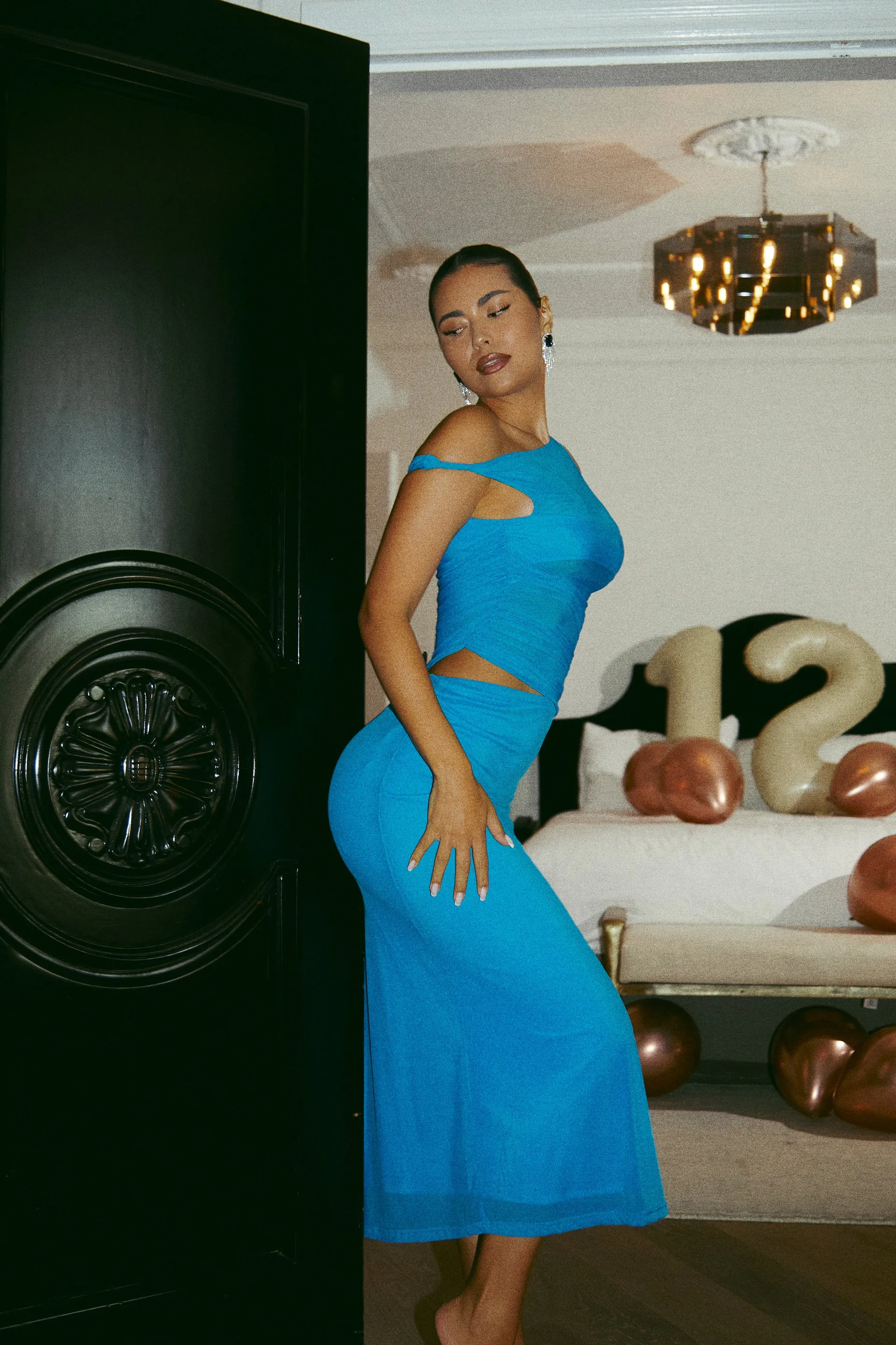 Eylana Maxi Dress - Blue sold by Miss Lola product image thumbnail 5