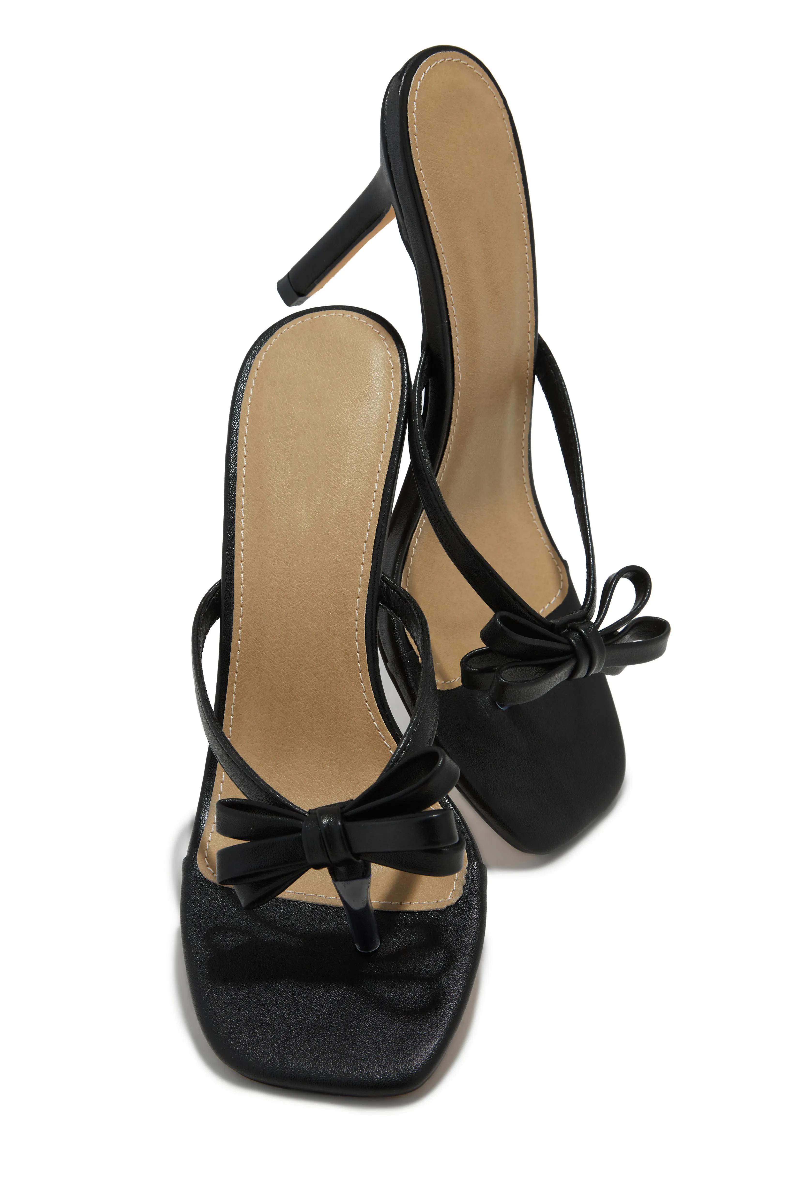 Sofie Coquette Mule Heels - Black sold by Miss Lola product image thumbnail 3
