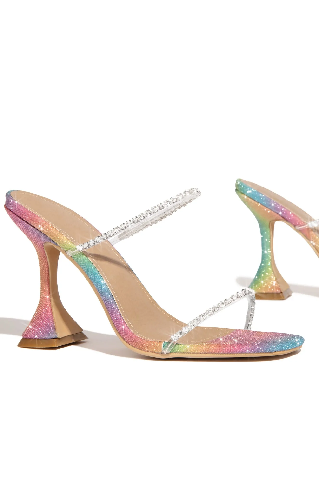 Dubai Embellished Mule Heels - Multi sold by Miss Lola product image thumbnail 2