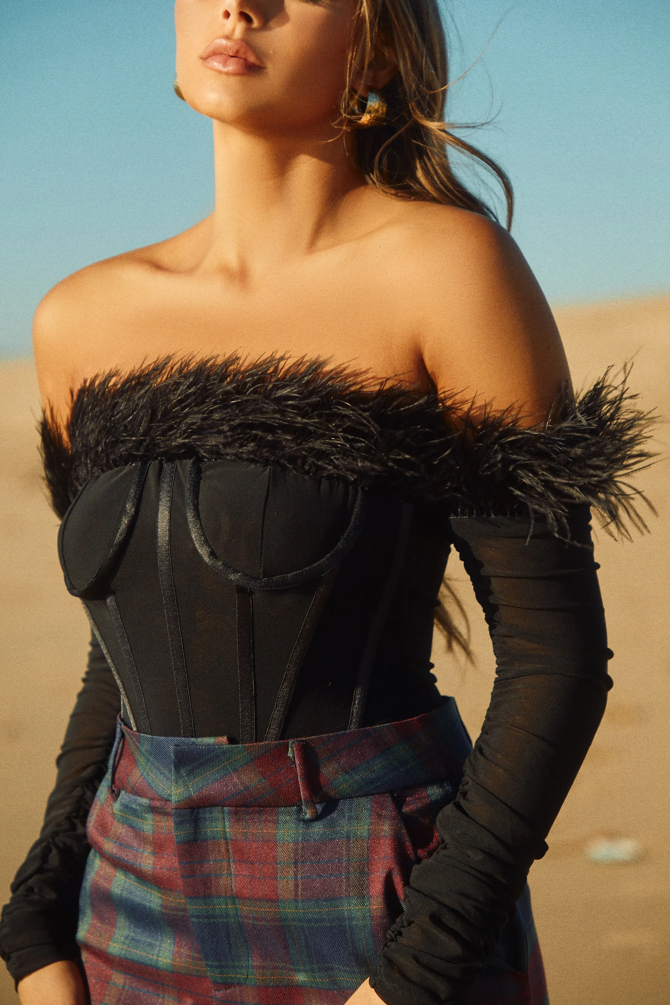 Love Attitude Off The Shoulder Bodysuit - Black sold by Miss Lola product image thumbnail 5