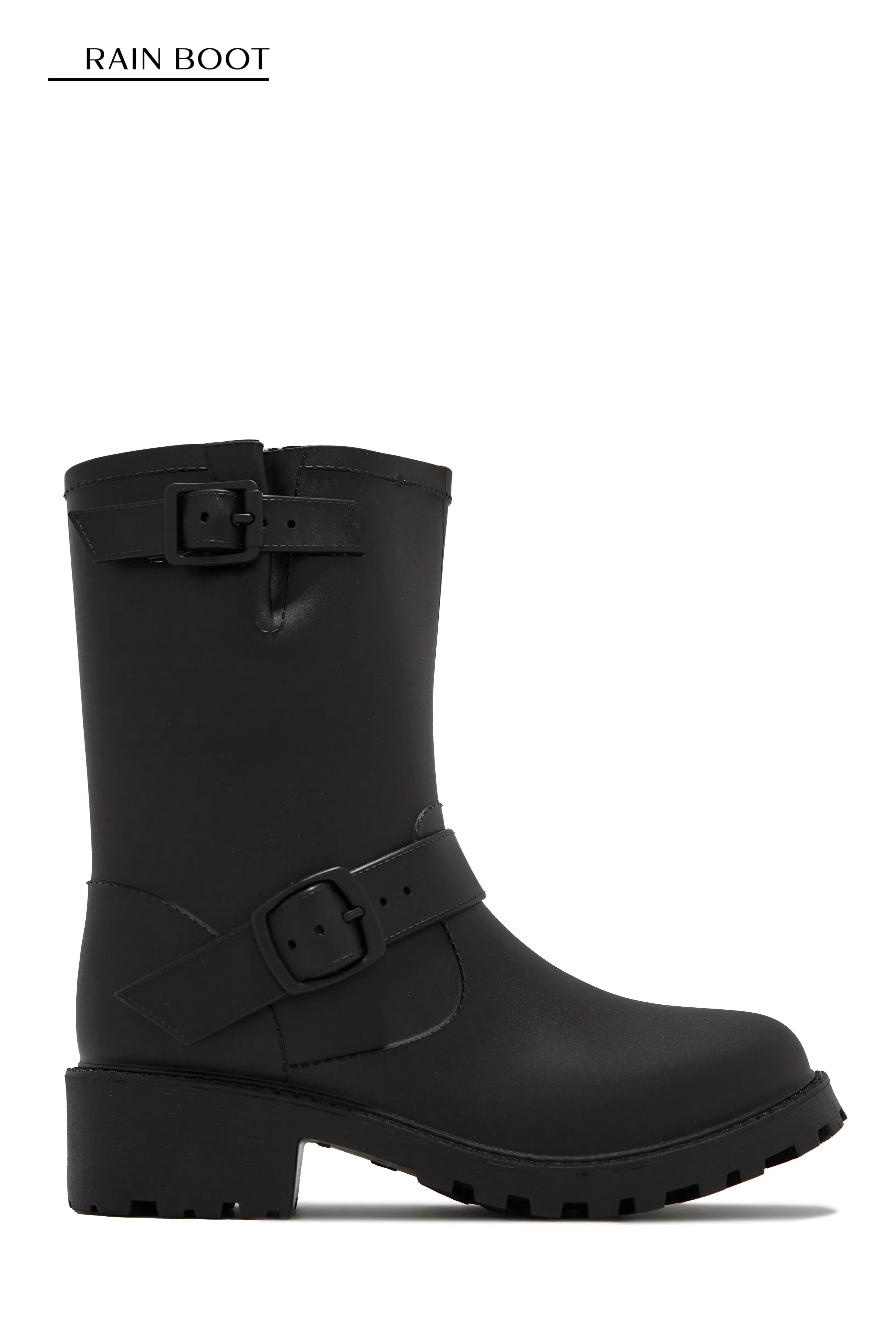Stormy Water Resistant Rain Boots - Black sold by Miss Lola product image thumbnail 5