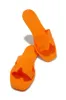 Kaylee Jelly Slip On Sandals - Orange sold by Miss Lola