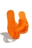 Kaylee Jelly Slip On Sandals - Orange sold by Miss Lola