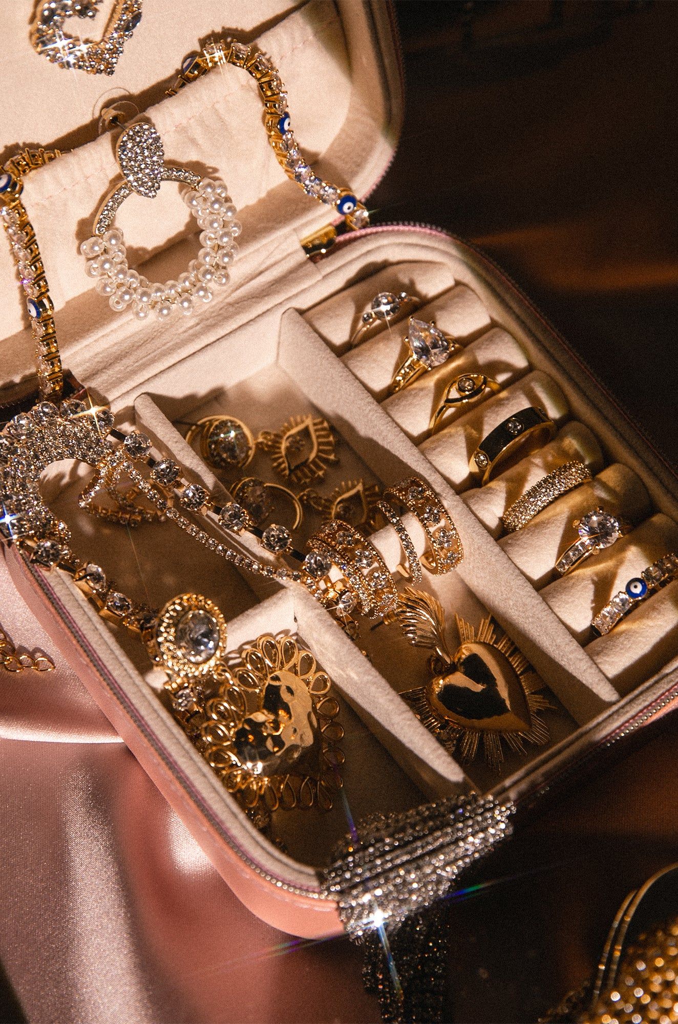 Miss Lola Exclusive Travel Jewelry Box - Pink sold by Miss Lola product image thumbnail 4