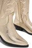 Libby Cowgirl Boots - Gold sold by Miss Lola