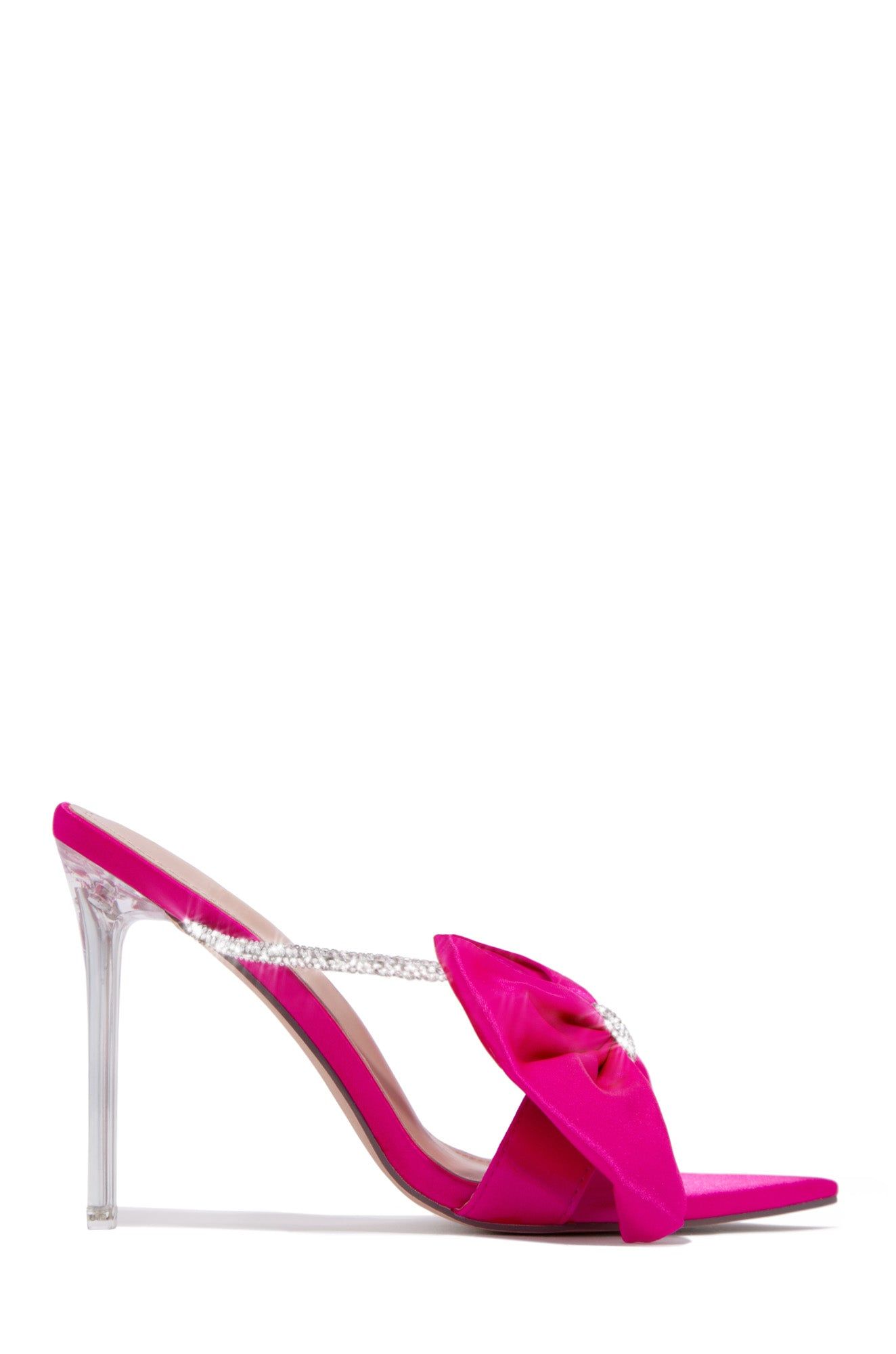 Eliana Embellished High Heel Mules - Pink sold by Miss Lola product image thumbnail 3
