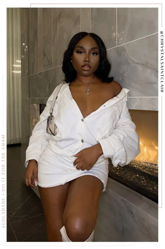 Julianna Jacket - White sold by Miss Lola