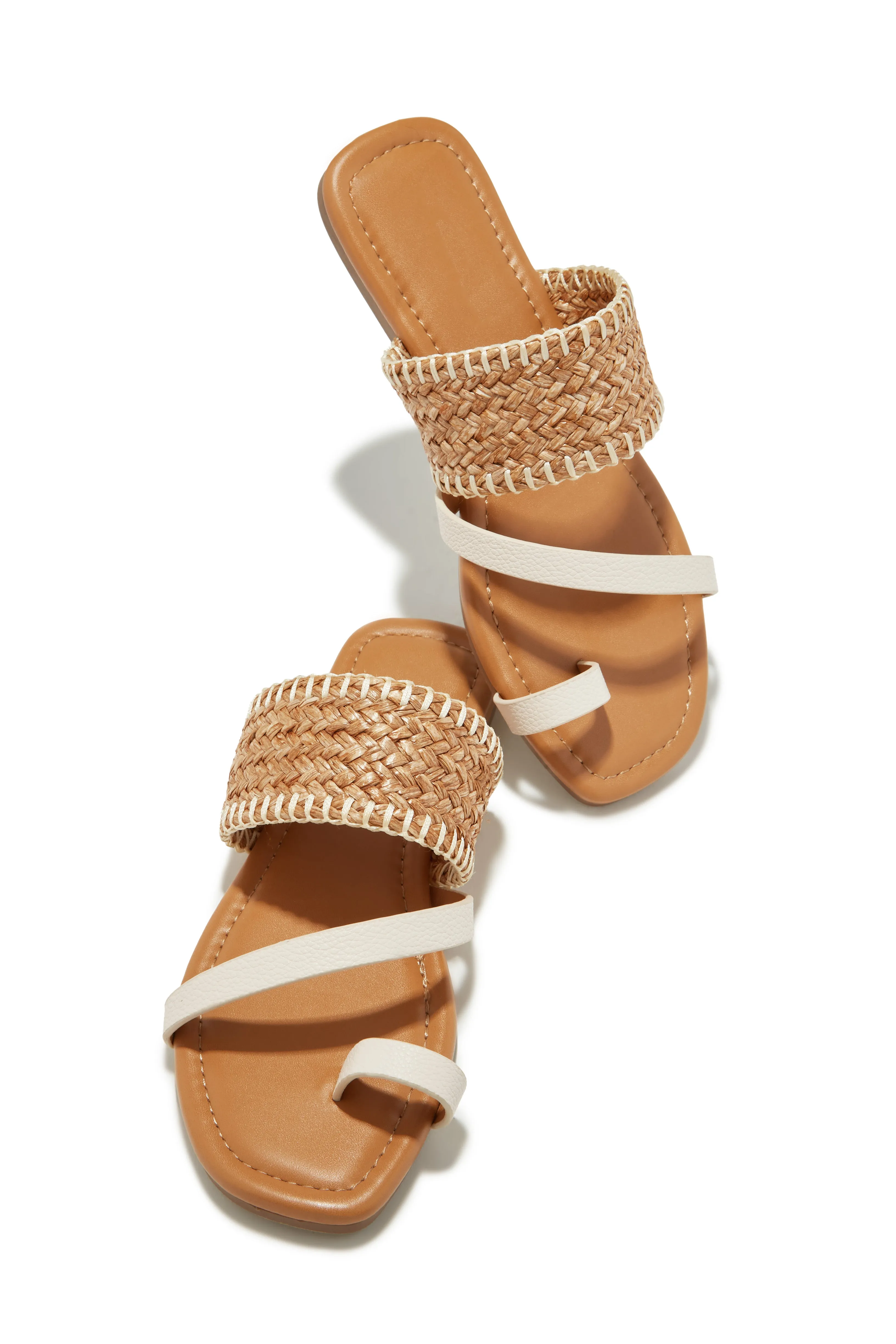 Vacay Approved Slip On Sandals - Bone sold by Miss Lola product image thumbnail 5