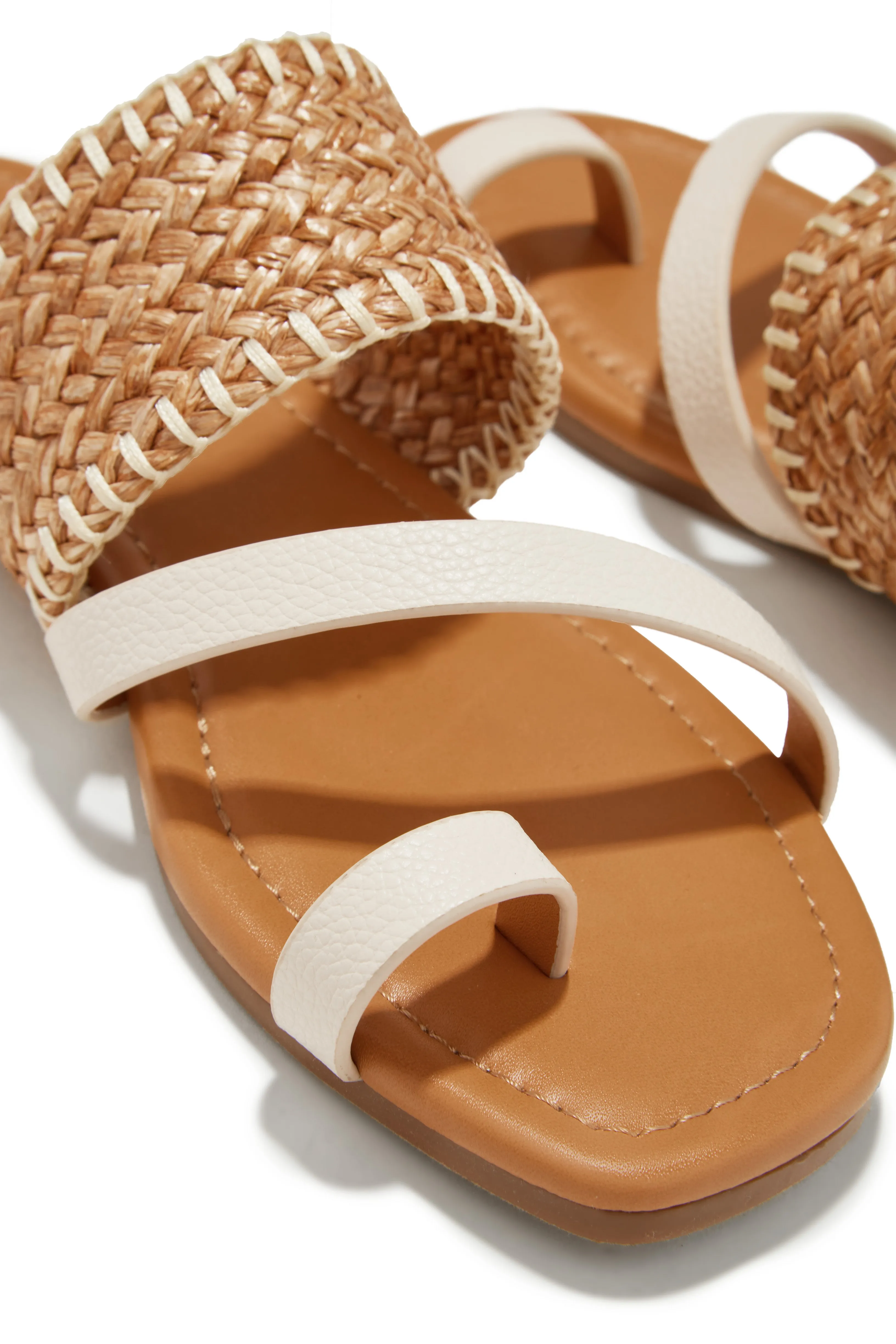 Vacay Approved Slip On Sandals - Bone sold by Miss Lola product image thumbnail 4