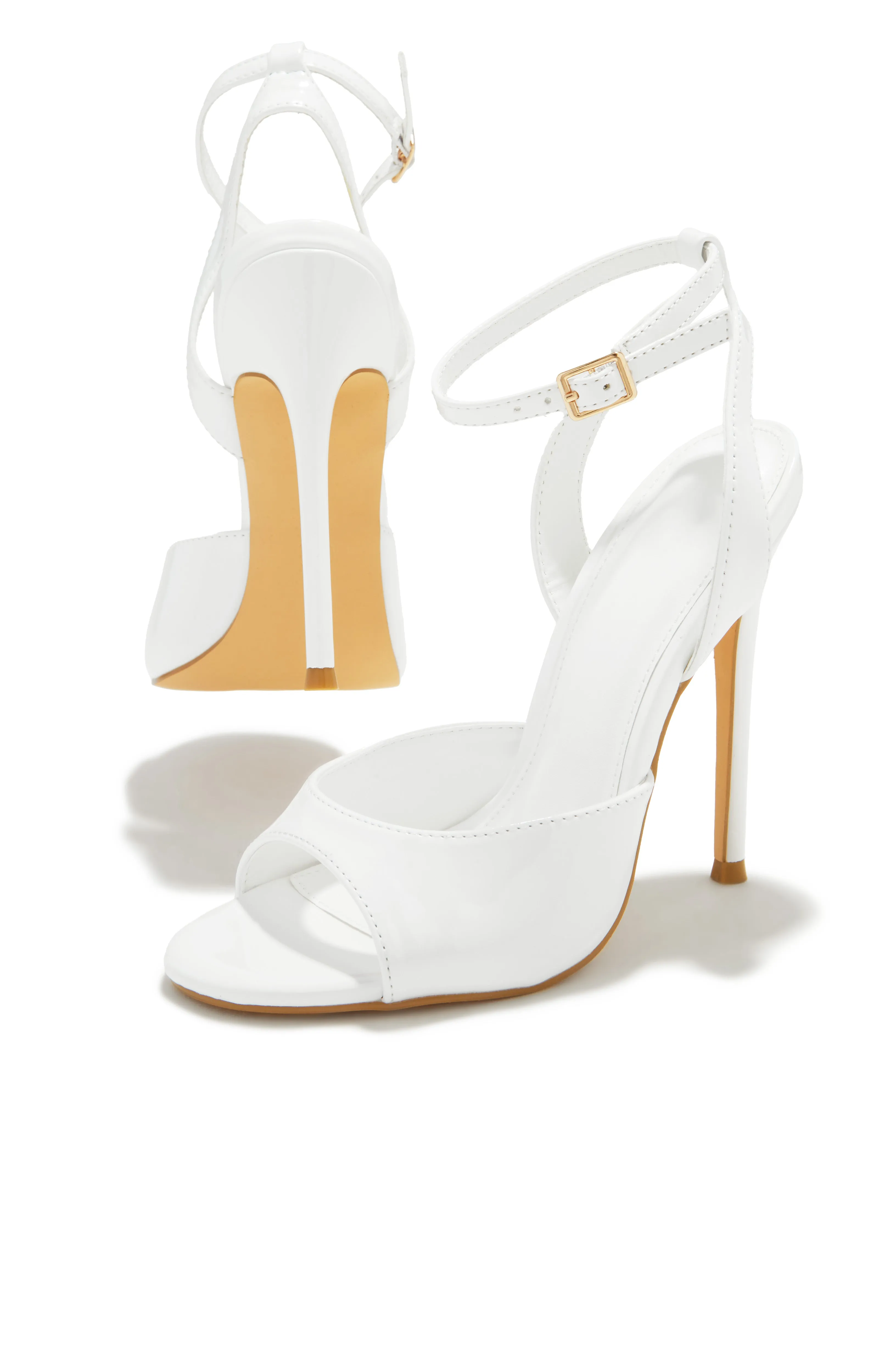 Vixen Mary Jane Strap High Heels - White sold by Miss Lola product image thumbnail 3