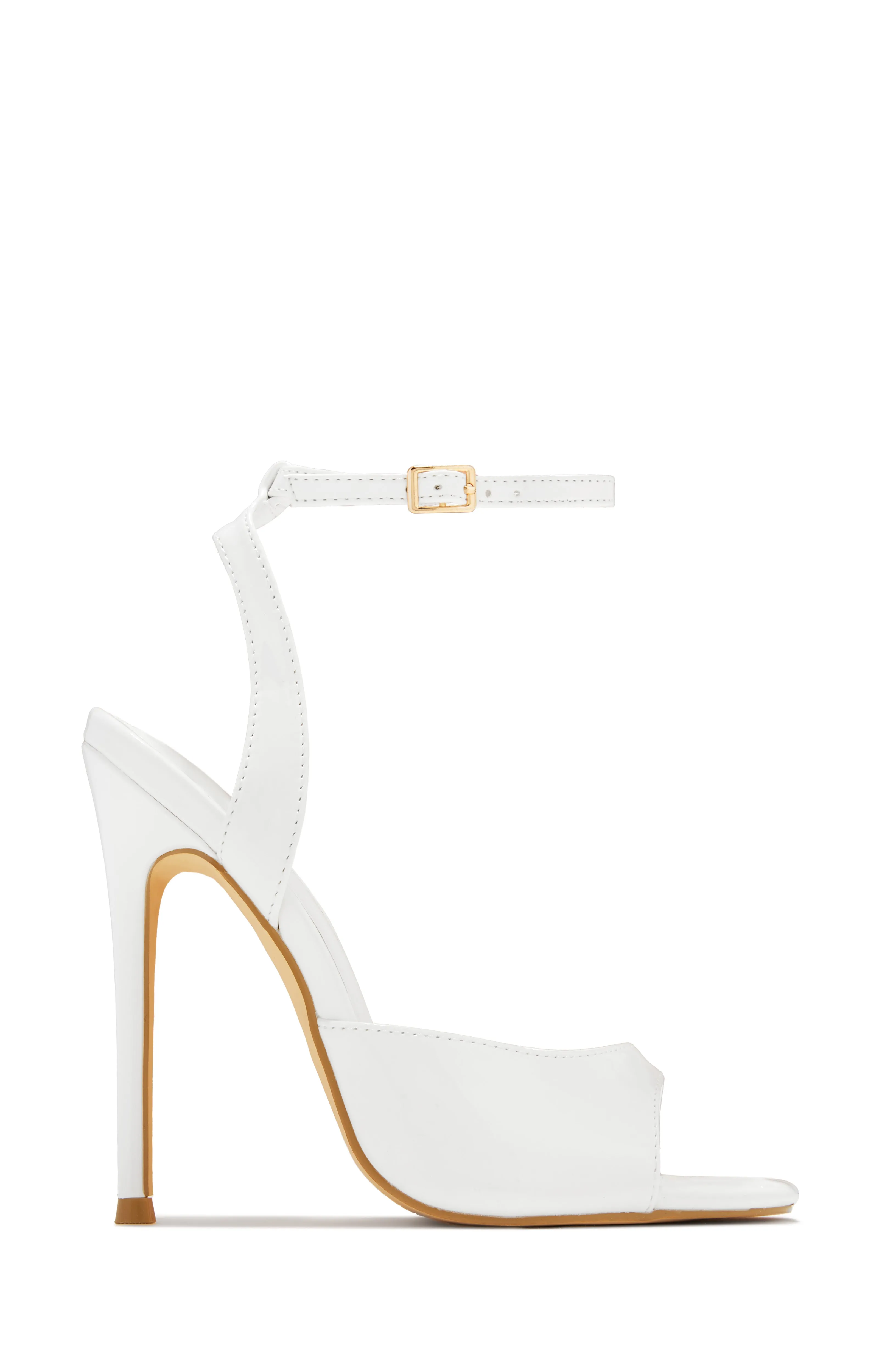 Vixen Mary Jane Strap High Heels - White sold by Miss Lola product image thumbnail 2
