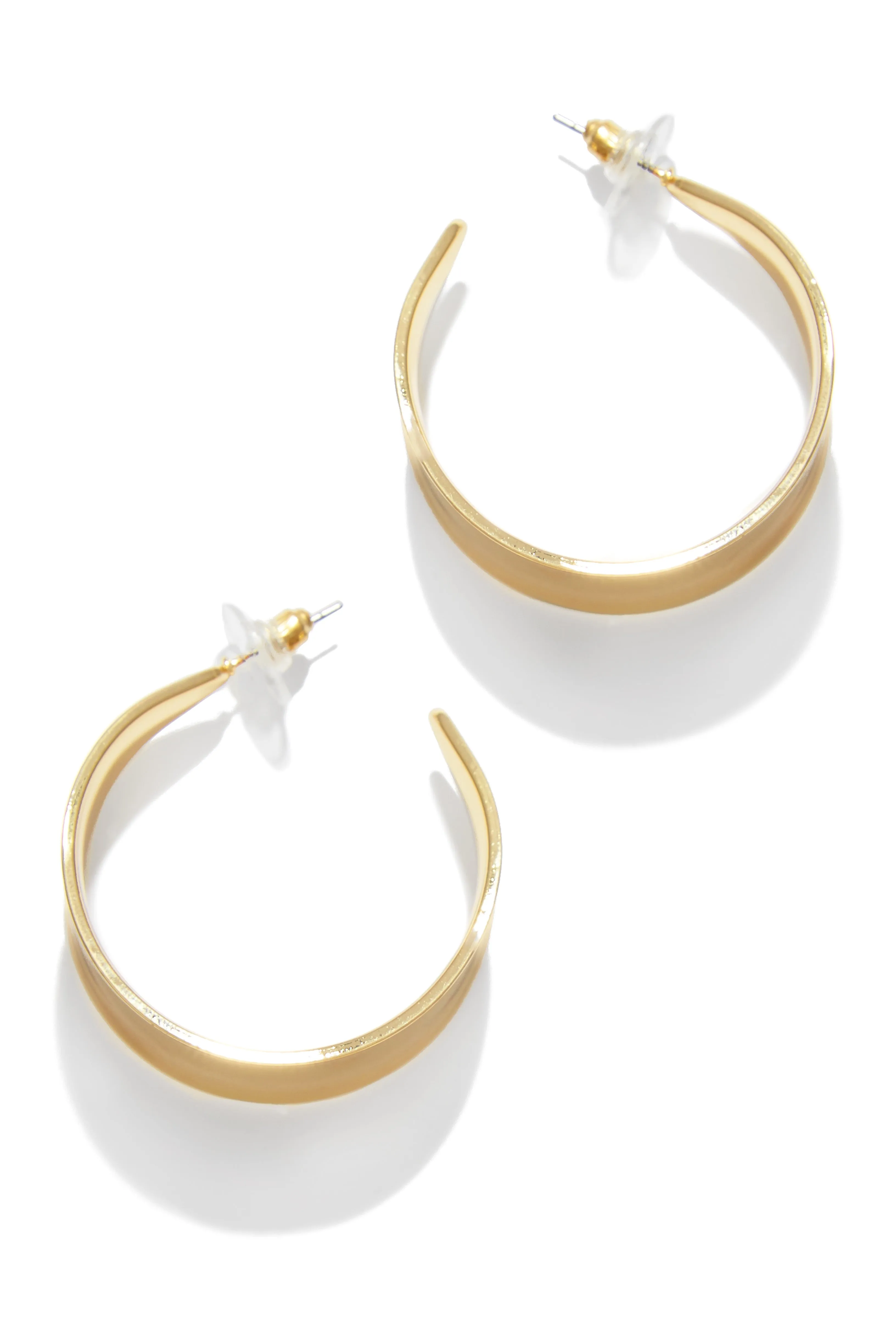 Janelle Hoop Earring - Silver sold by Miss Lola product image thumbnail 5