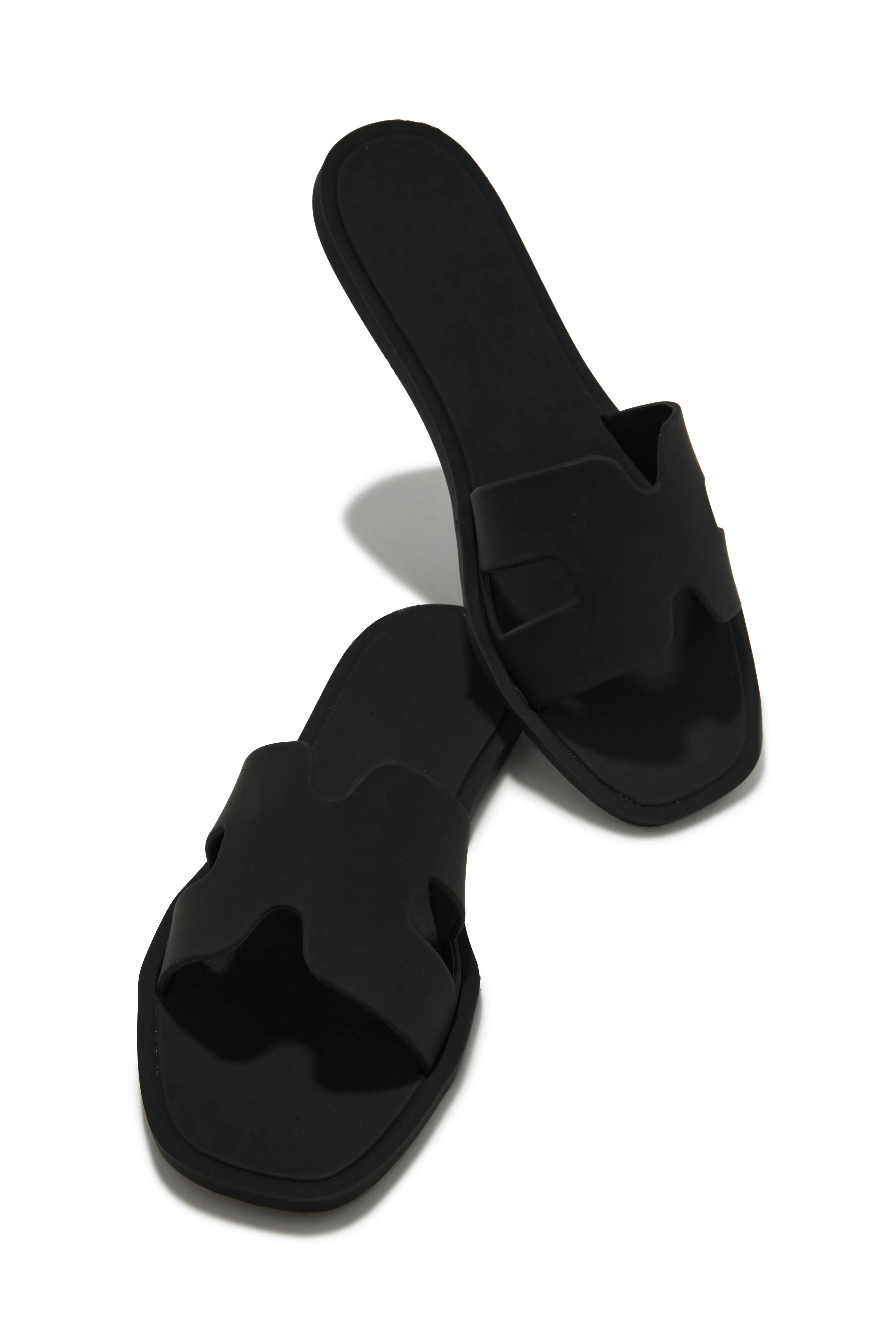 Kaylee Jelly Slip On Sandals - Clear sold by Miss Lola product image thumbnail 5