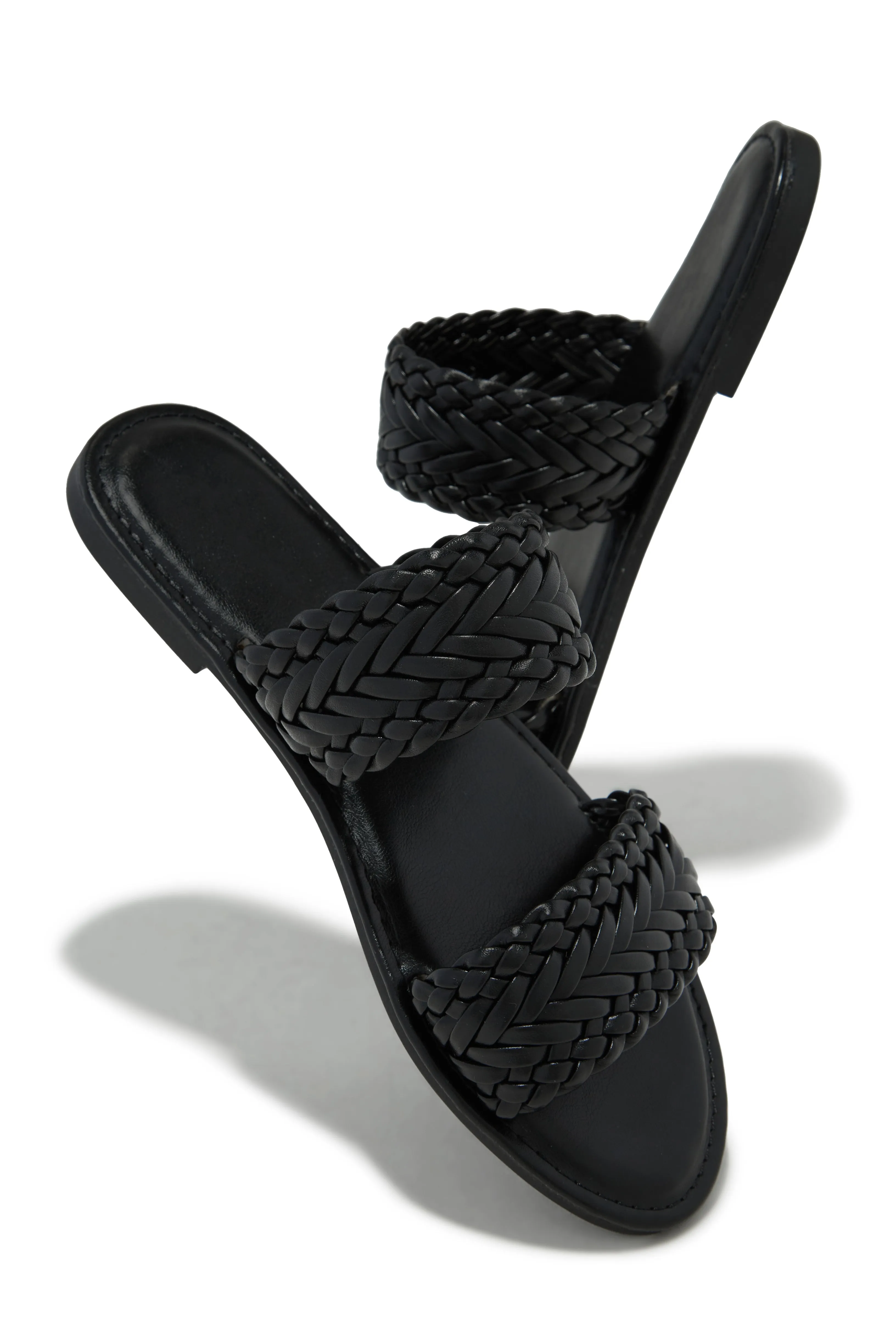 Heatwave Slip On Sandals - Black sold by Miss Lola product image thumbnail 4