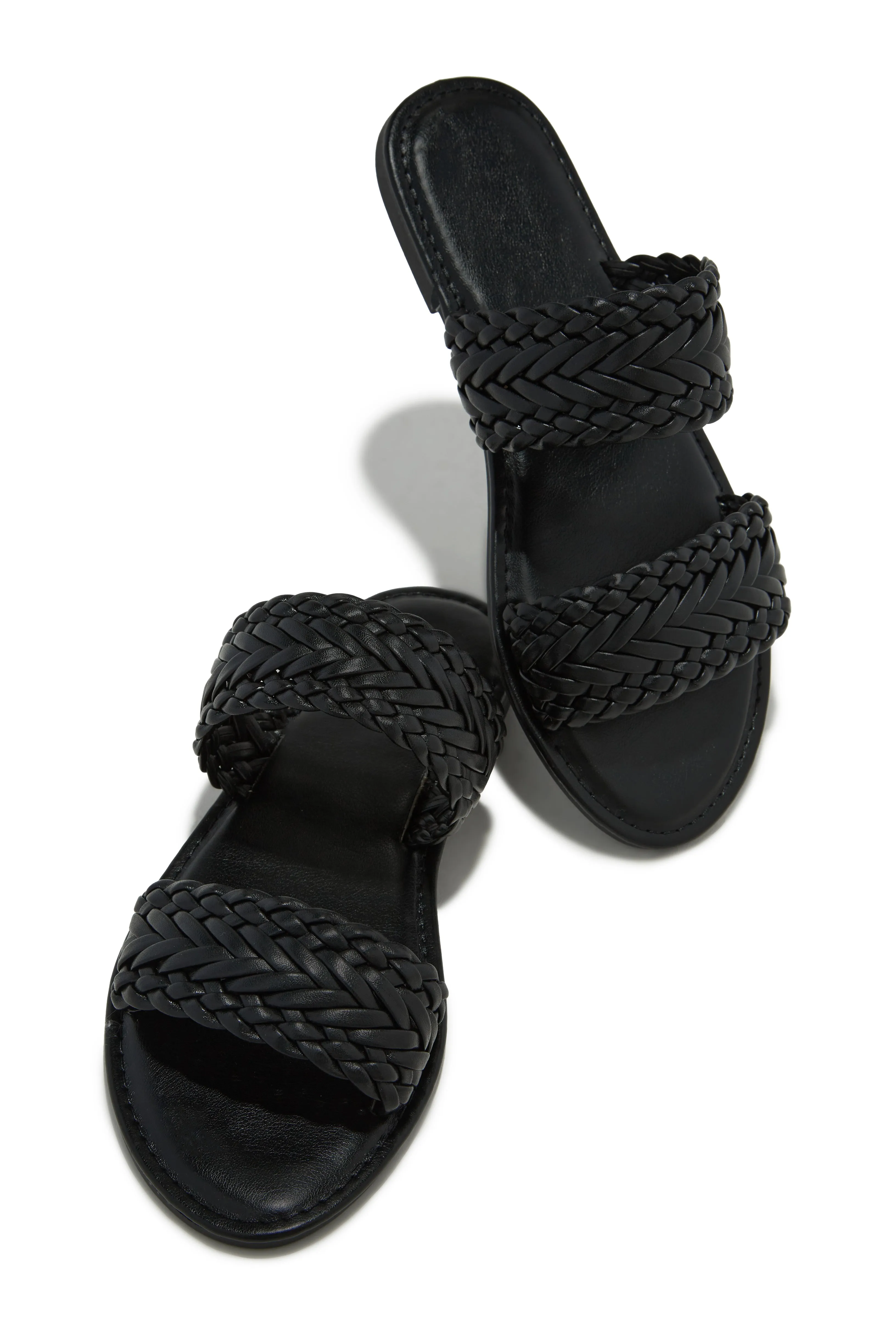 Heatwave Slip On Sandals - Black sold by Miss Lola product image thumbnail 2