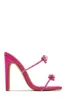 Life Is A Party Embellished High Heel Mules - Pink sold by Miss Lola