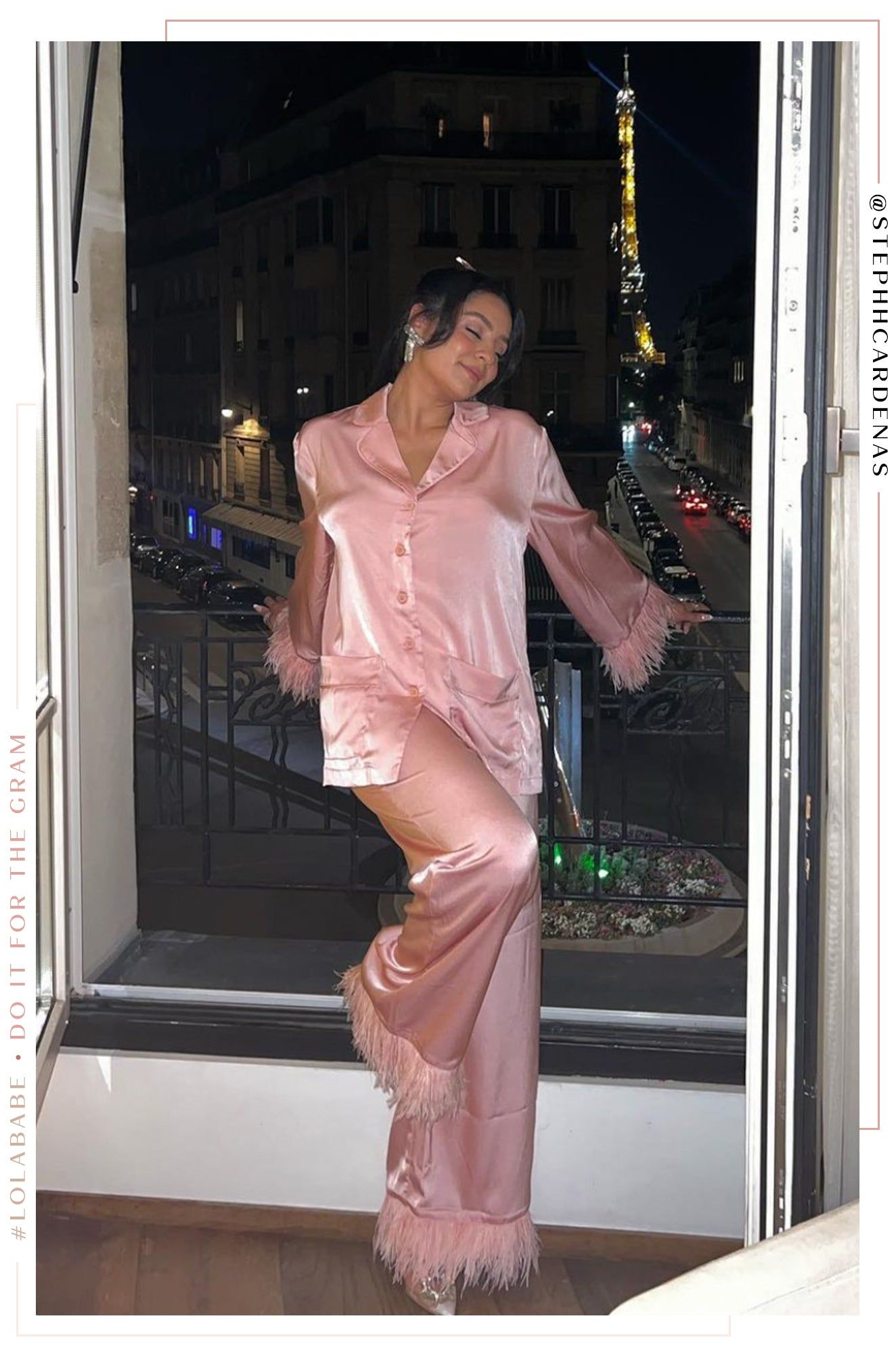 Lola Baby Two Piece Satin Pant Set - Pink sold by Miss Lola product image thumbnail 2