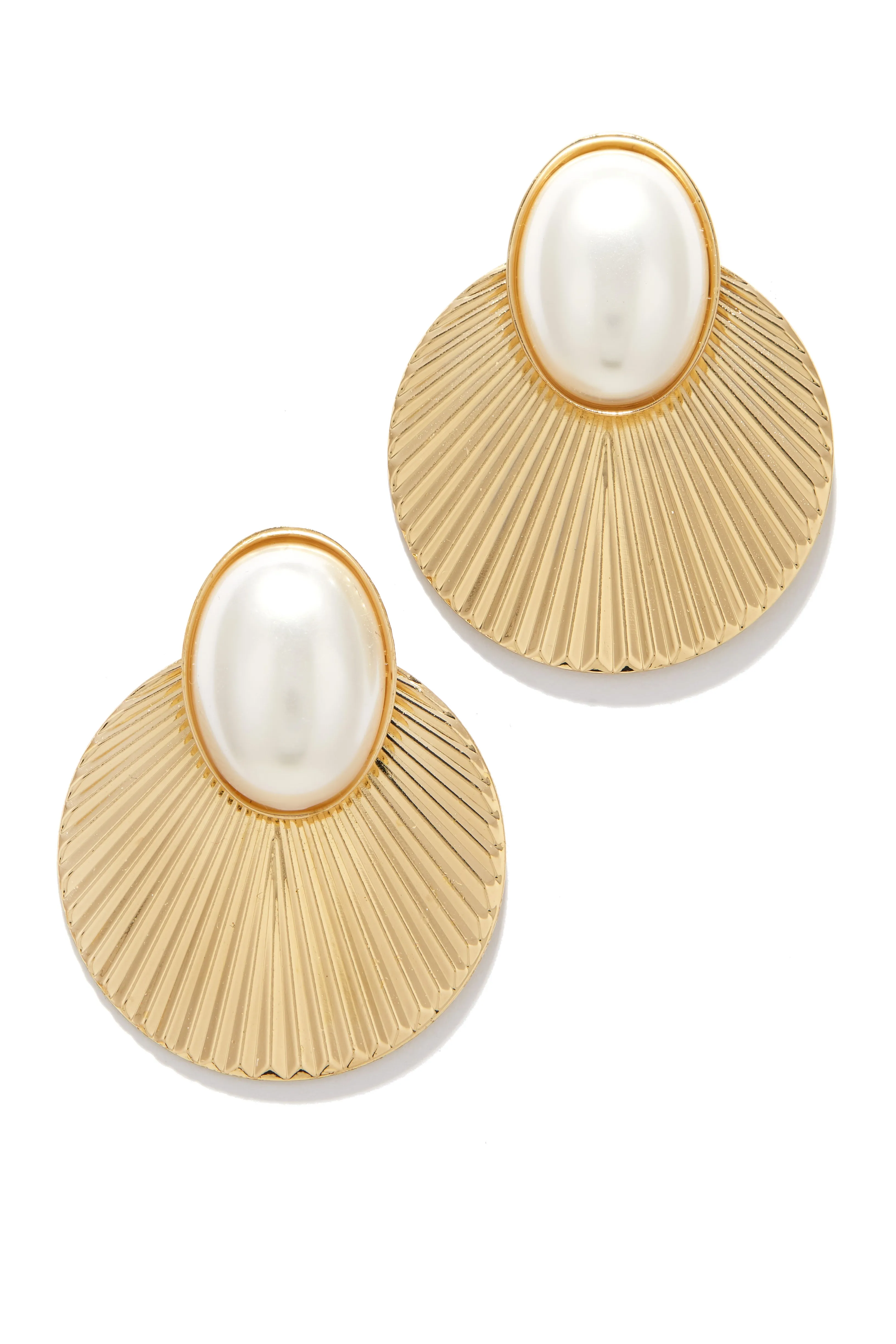 Celia Statement Earring - Gold sold by Miss Lola product image thumbnail 2