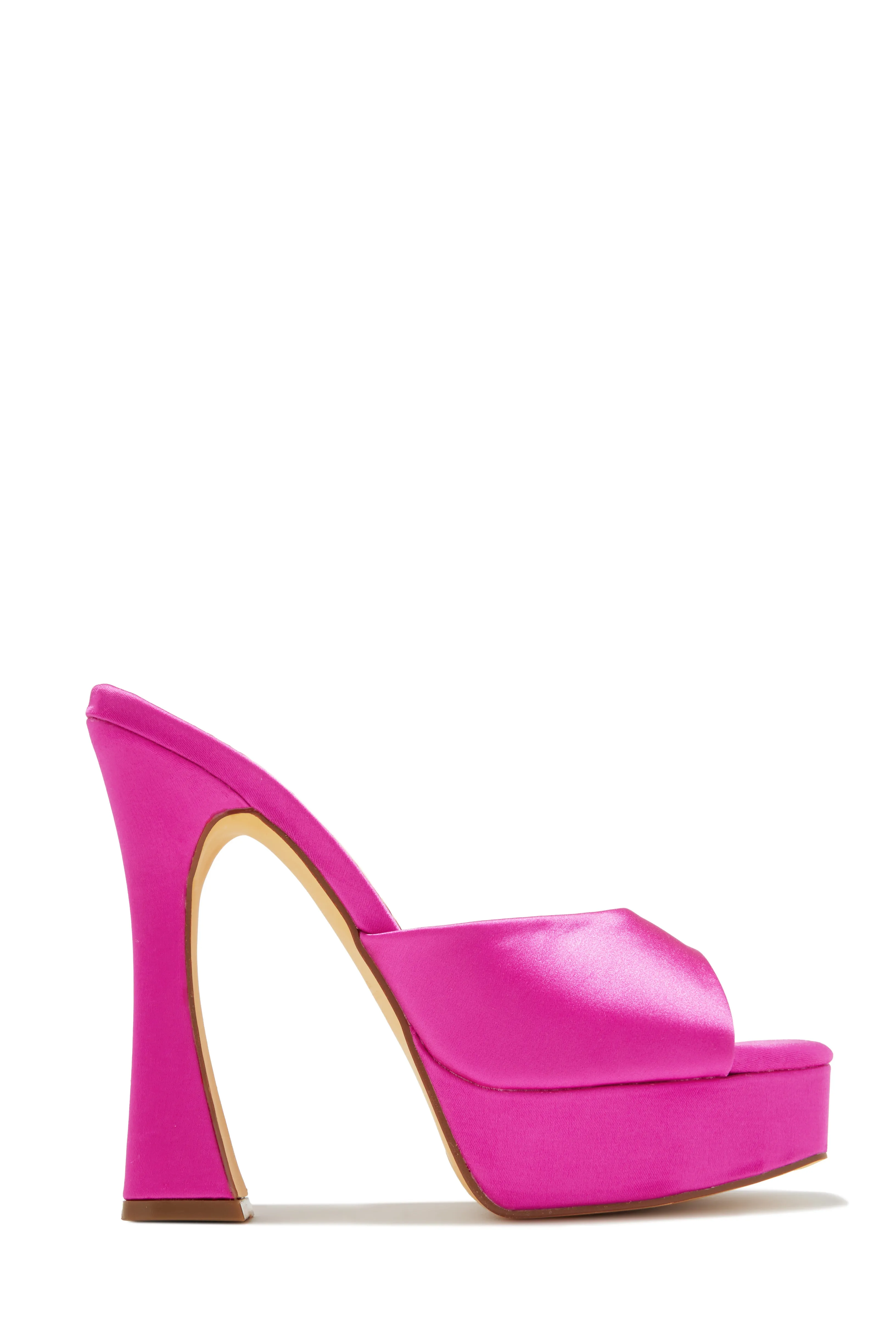 Kiani Platform High Heel Mules - Pink sold by Miss Lola product image thumbnail 5